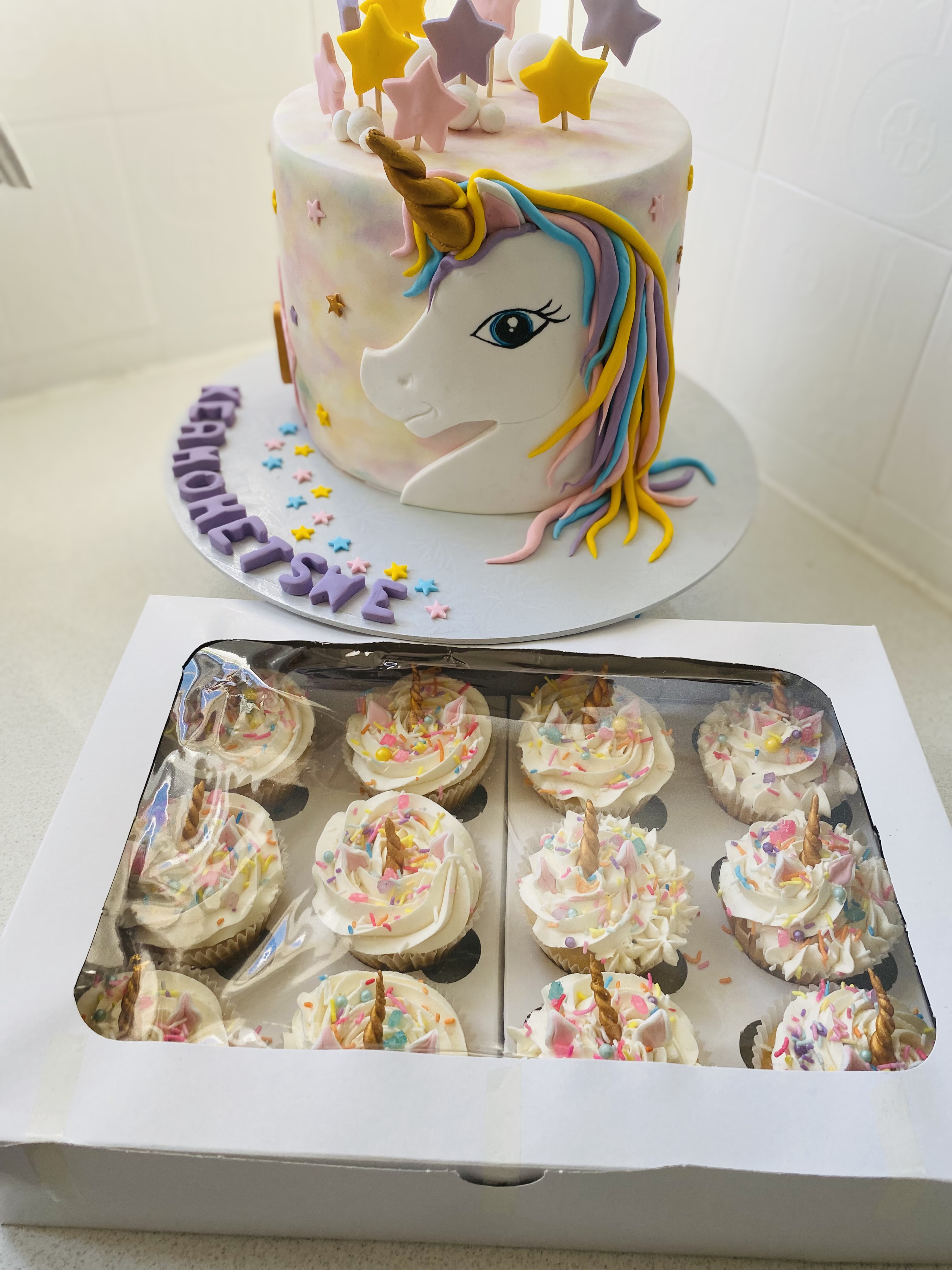
                      Magical Unicorn Cupcake
                    