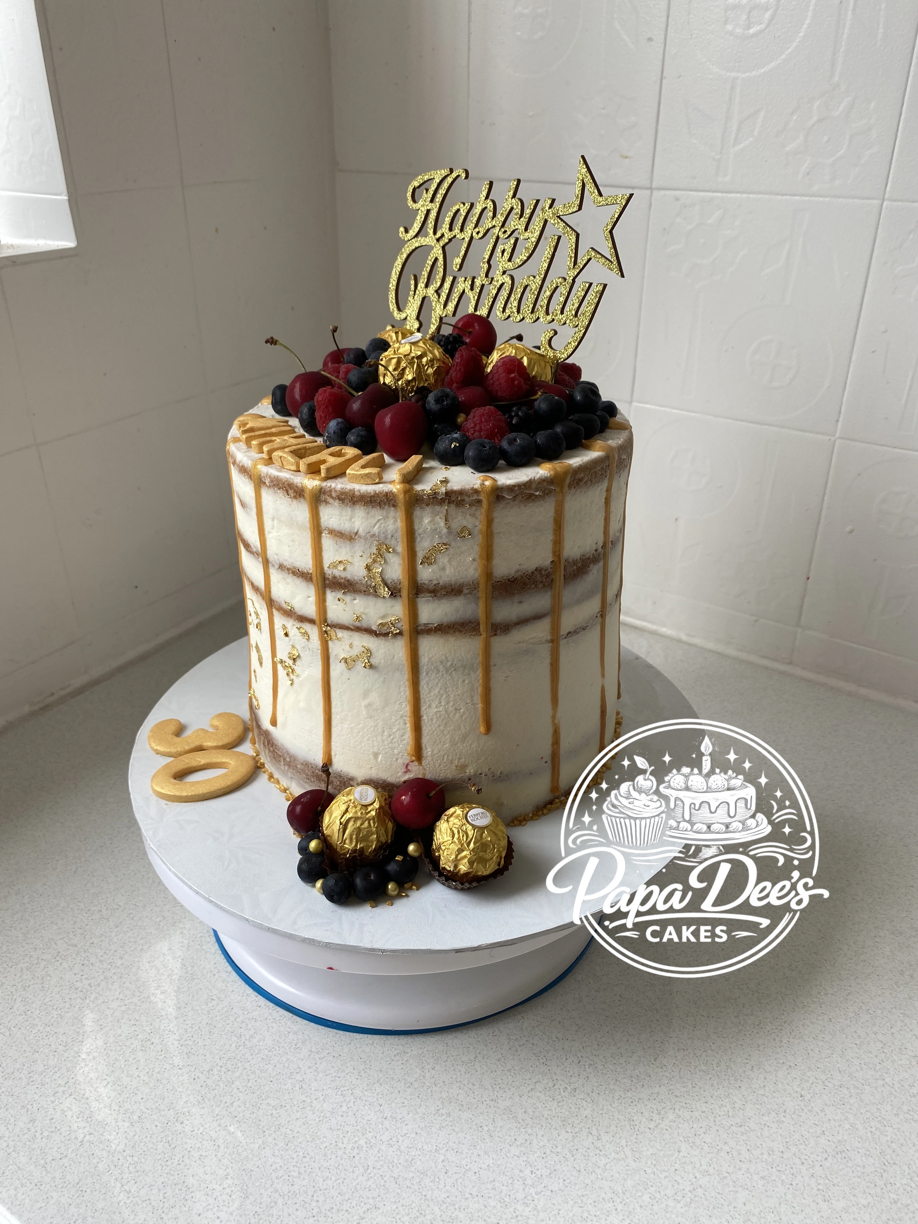 
                      Custom Birthday Cake
                    